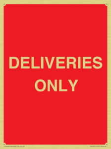DELIVERIES ONLY